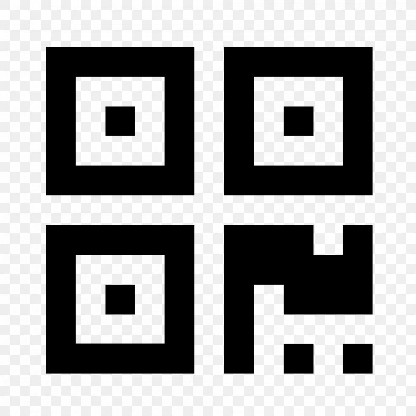 QR Code Font Awesome, PNG, 2000x2000px, Qr Code, Area, Barcode, Barcode Scanners, Black Download Free