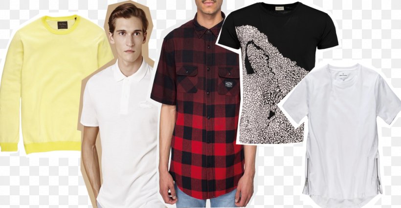 T-shirt Tartan Dress Shirt Sleeve Shoulder, PNG, 1000x520px, Tshirt, Brand, Clothing, Dress Shirt, Fashion Download Free