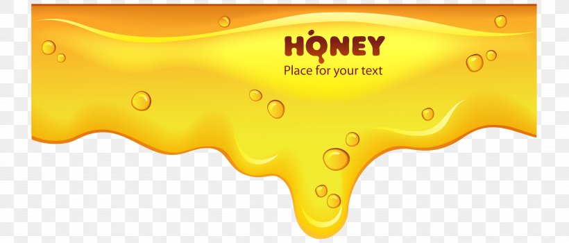 Brand Yellow Font, PNG, 3628x1550px, Designer, Brand, Honey, Orange, Product Design Download Free