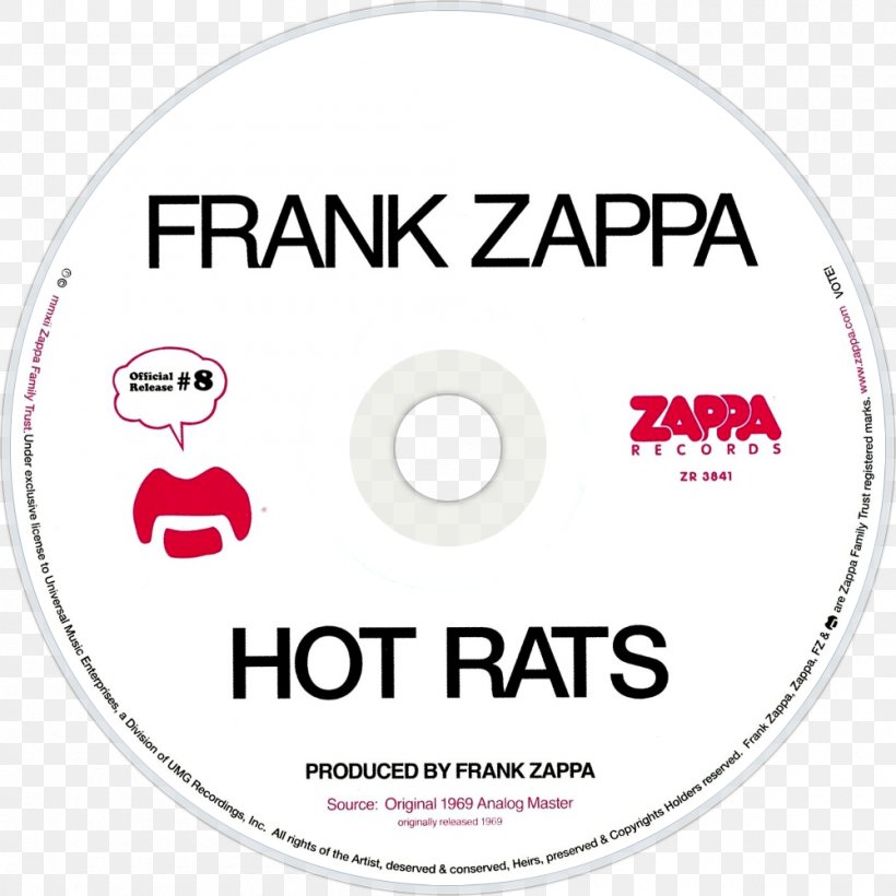 Compact Disc Hot Rats Phonograph Record Have I Offended Someone? Lumpy Gravy, PNG, 1000x1000px, Watercolor, Cartoon, Flower, Frame, Heart Download Free