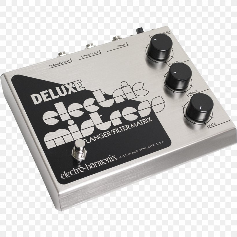 Electro-Harmonix Flanging Effects Processors & Pedals Electric Guitar, PNG, 1000x1000px, Electroharmonix, Audio, Audio Equipment, Autowah, Bass Guitar Download Free