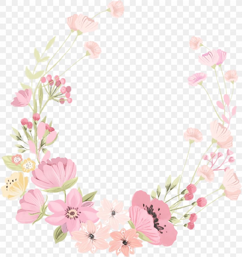 Watercolor Floral Background, PNG, 2818x3000px, Floral Design, Blossom, Flower, Jewellery, Painting Download Free