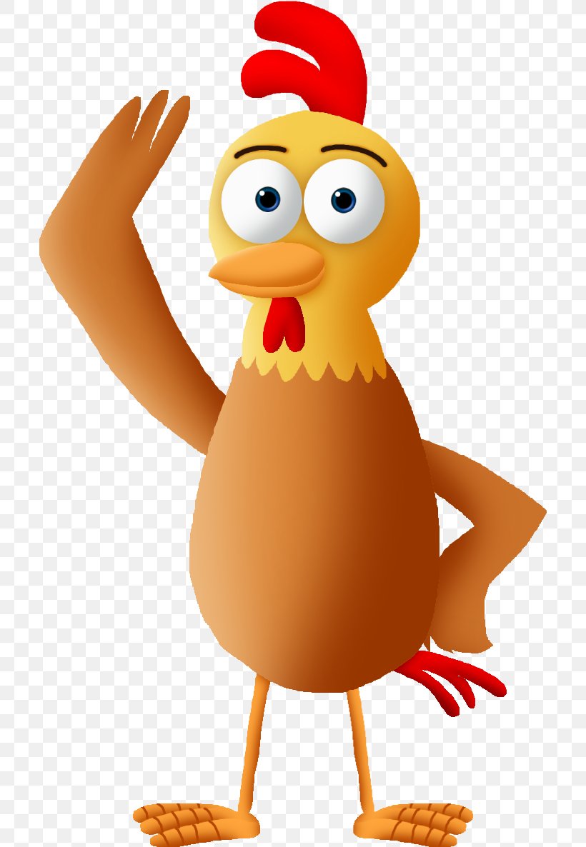 Cartoon Chicken Rooster Finger Bird, PNG, 711x1186px, Cartoon, Animation, Bird, Chicken, Finger Download Free
