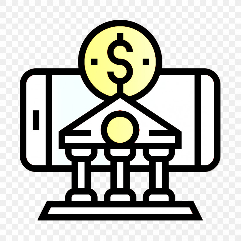 Bank Icon Financial Technology Icon Banking Icon, PNG, 1192x1192px, Bank Icon, Banking Icon, Dollar Sign, Finance, Financial Technology Icon Download Free