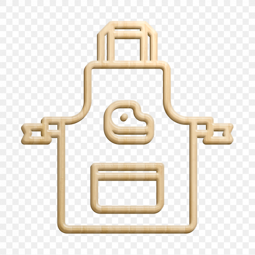 Butcher Icon Apron Icon, PNG, 1236x1238px, Butcher Icon, Apron Icon, Brass, Material Property, Metal Download Free