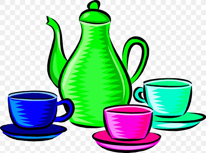 Coffee Tableware Teapot Clip Art, PNG, 2400x1782px, Coffee, Artwork, Coffeemaker, Cup, Drawing Download Free