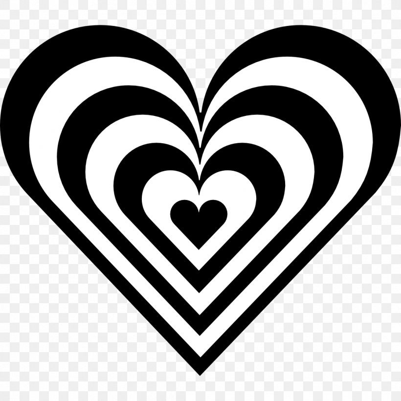 Heart Black And White Clip Art, PNG, 1111x1111px, Watercolor, Cartoon, Flower, Frame, Heart Download Free