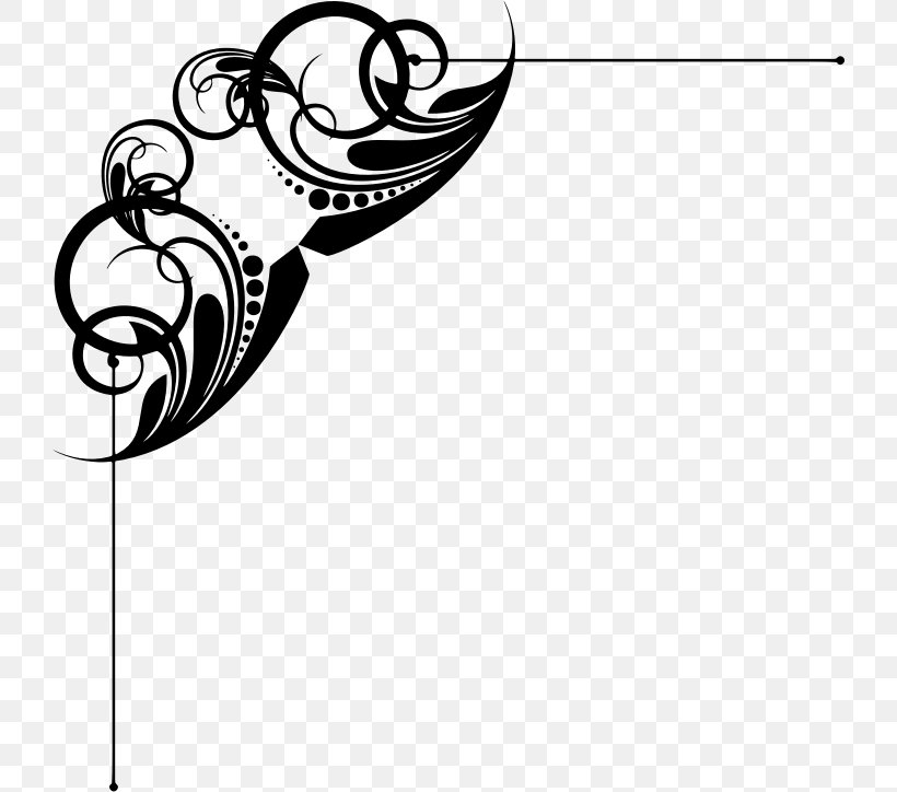 Decorative Corners Decorative Arts Clip Art, PNG, 726x724px, Decorative Corners, Art, Artwork, Black, Black And White Download Free