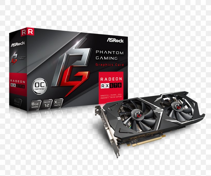 Graphics Cards & Video Adapters AMD Radeon 500 Series ASRock Graphics Processing Unit, PNG, 1200x1000px, Graphics Cards Video Adapters, Advanced Micro Devices, Amd Radeon 400 Series, Amd Radeon 500 Series, Asrock Download Free