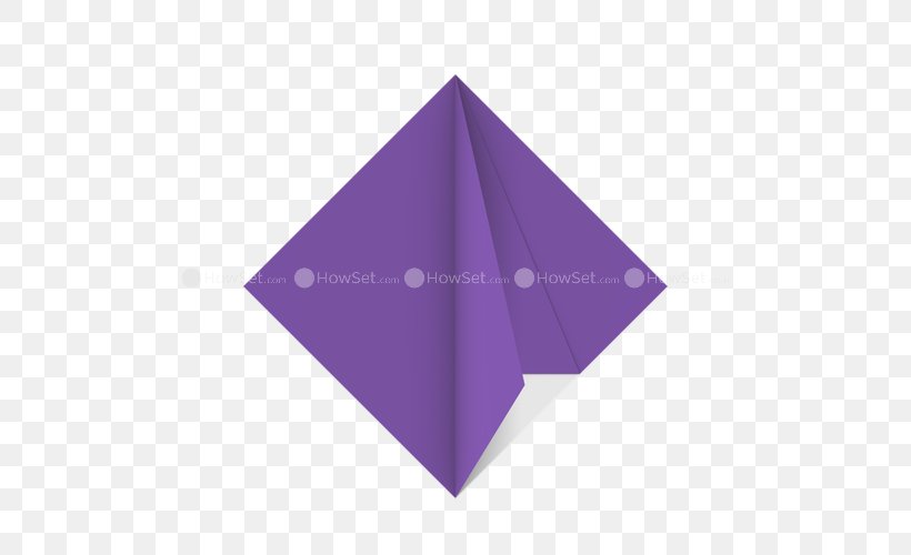 Paper Diagonal Triangle Origami, PNG, 500x500px, Paper, Bellflower, Diagonal, Flower, Magenta Download Free