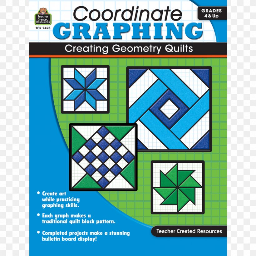 Coordinate Graphing: Creating Geometry Quilts, Grades 4 & Up Graph Of A Function Teacher Material Mathematics, PNG, 900x900px, Graph Of A Function, Area, Chart, Class, Coordinate System Download Free