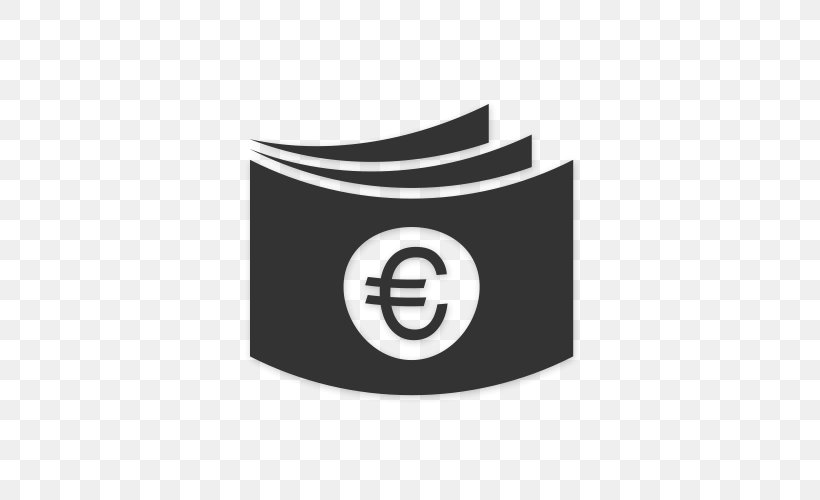 Euro Banknotes Euro Sign Currency Symbol, PNG, 500x500px, 20 Euro Note, 50 Euro Note, Euro Banknotes, Banknote, Black Download Free