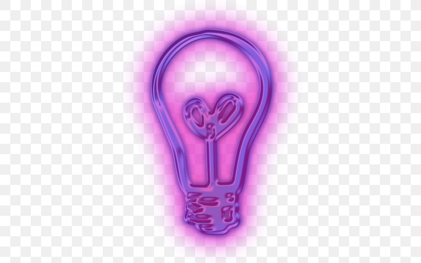 Incandescent Light Bulb Neon Sign Neon Lighting, PNG, 512x512px, Light, Foco, Incandescent Light Bulb, Neon Lamp, Neon Lighting Download Free