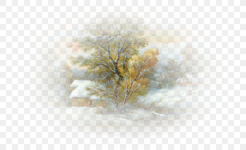 Landscape Painting Winter Art, PNG, 700x500px, Painting, Art, Autumn, Branch, Landscape Download Free
