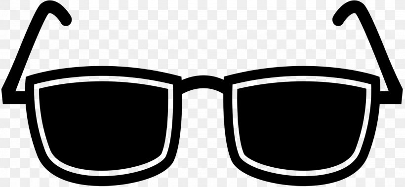 Sunglasses Goggles Clip Art Black & White, PNG, 1847x854px, Glasses, Black, Black M, Black White M, Blackandwhite Download Free