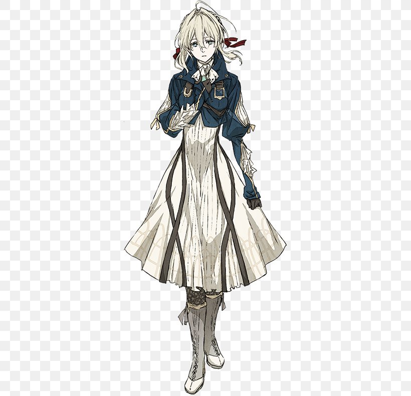 Cosplay Violet Evergarden Costume Clothing Dress, PNG, 326x790px, Watercolor, Cartoon, Flower, Frame, Heart Download Free