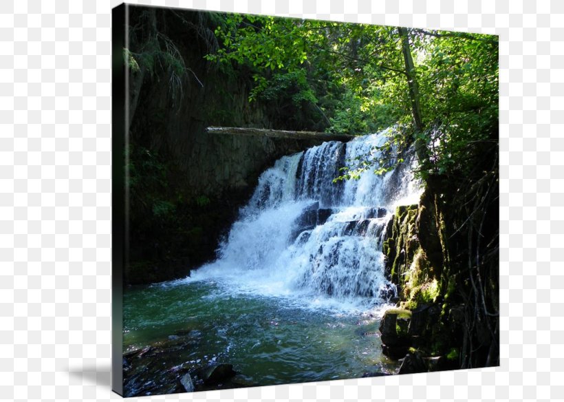 Water Resources Waterfall Nature Reserve Gallery Wrap Nature Story, PNG, 650x584px, Water Resources, Art, Beauty, Body Of Water, Canvas Download Free