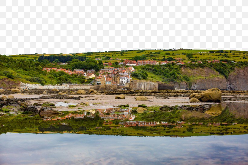 Whitby Robin Hoods Bay Beach, PNG, 820x546px, Whitby, Beach, Garden, Grass, Landscape Download Free