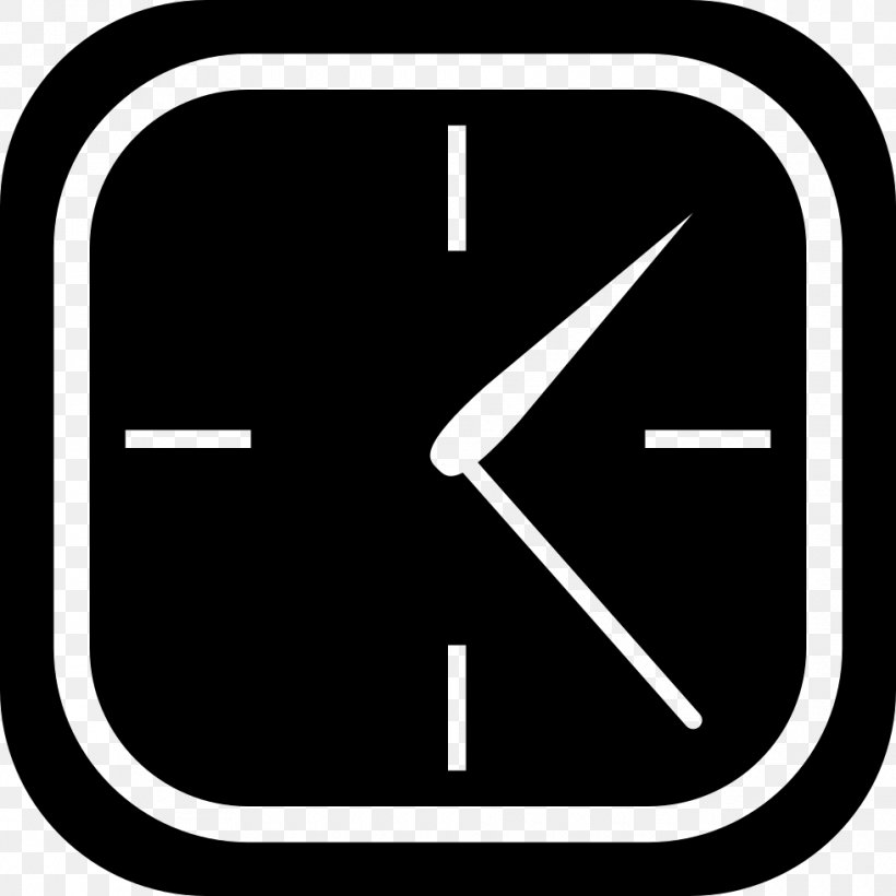 Alarm Clocks Time, PNG, 980x980px, Alarm Clocks, Alarm Device, Area, Black And White, Brand Download Free