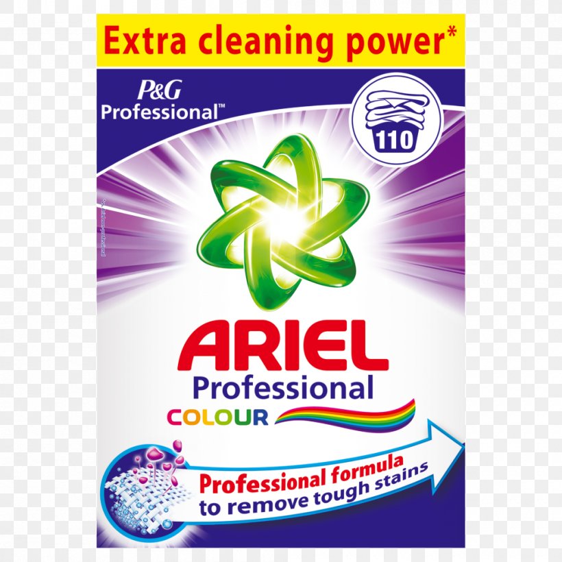 Ariel Laundry Detergent Bleach Washing, PNG, 1000x1000px, Ariel, Bleach, Brand, Cleaning, Cleaning Agent Download Free