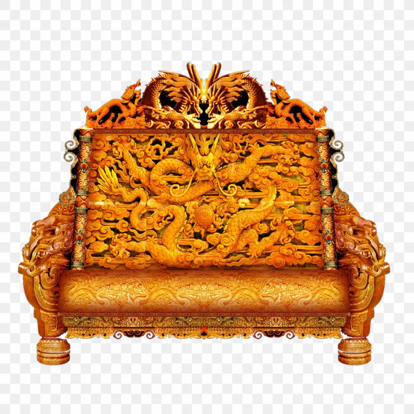 Forbidden City Emperor Of China Throne Table Chair, PNG, 945x945px, Forbidden City, Bed, Carving, Chair, Chinese Dragon Download Free