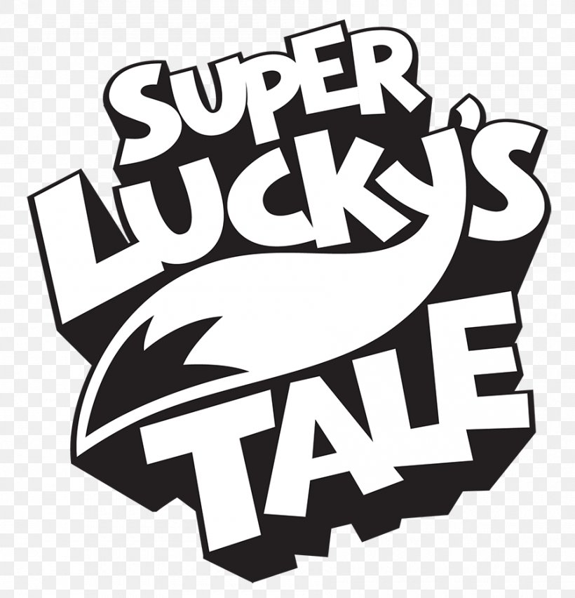 Super Lucky's Tale Logo Electronic Entertainment Expo 2017 Xbox One, PNG, 900x936px, Logo, Area, Artwork, Black And White, Brand Download Free