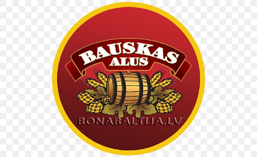 Beer Bauskas Alus Logo, PNG, 500x500px, Beer, Badge, Bee, Brand, Emblem Download Free