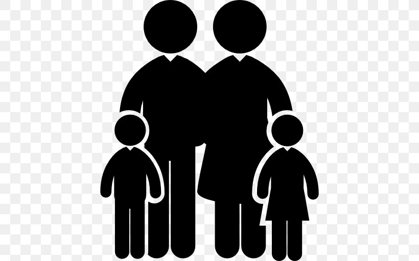 Family, PNG, 512x512px, Family, Area, Black And White, Brand, Communication Download Free
