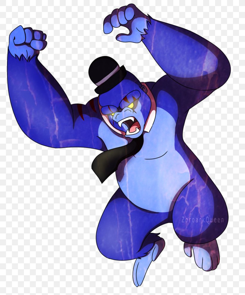 Gorilla Five Nights At Freddy's Ape Animatronics Monkey, PNG, 811x986px, Gorilla, Animatronics, Ape, Art, Cartoon Download Free