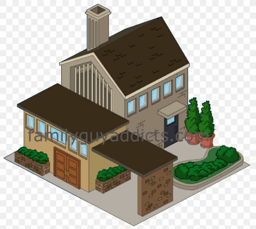 Family Guy: The Quest For Stuff Cemetery Quahog Crematory House, PNG, 1088x972px, Family Guy The Quest For Stuff, Building, Cemetery, Crematory, Elevation Download Free