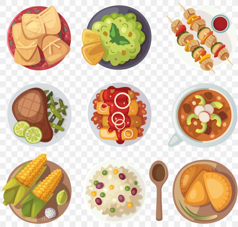 Mexican Cuisine Vector Graphics Royalty-free Stock Photography Illustration, PNG, 9242x8800px, Mexican Cuisine, Cuisine, Dish, Fast Food, Finger Food Download Free