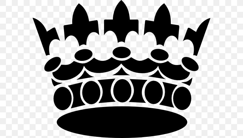 Crown Monarch King Clip Art, PNG, 600x467px, Crown, Black, Black And White, Coroa Real, Crown Prince Download Free
