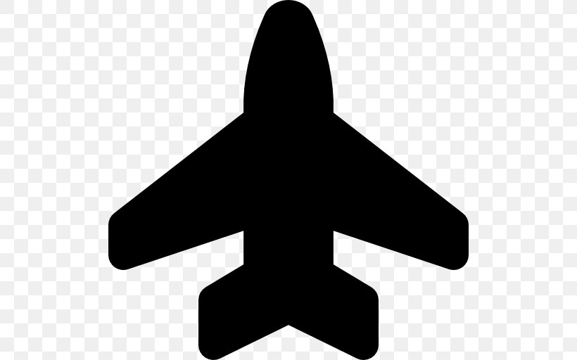 Airplane Symbol, PNG, 512x512px, Airplane, Black And White, Disk, Paper Plane, Shape Download Free