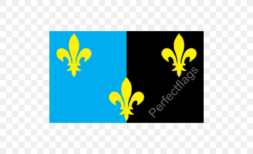 Flag And Coat Of Arms Of Île-de-France Centre Region, France Flag Of France, PNG, 500x500px, Centre Region France, Area, Coat Of Arms, Defacement, Flag Download Free