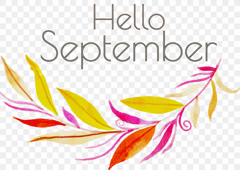 Hello September September, PNG, 3000x2124px, Hello September, Flower, Geometry, Line, Meter Download Free