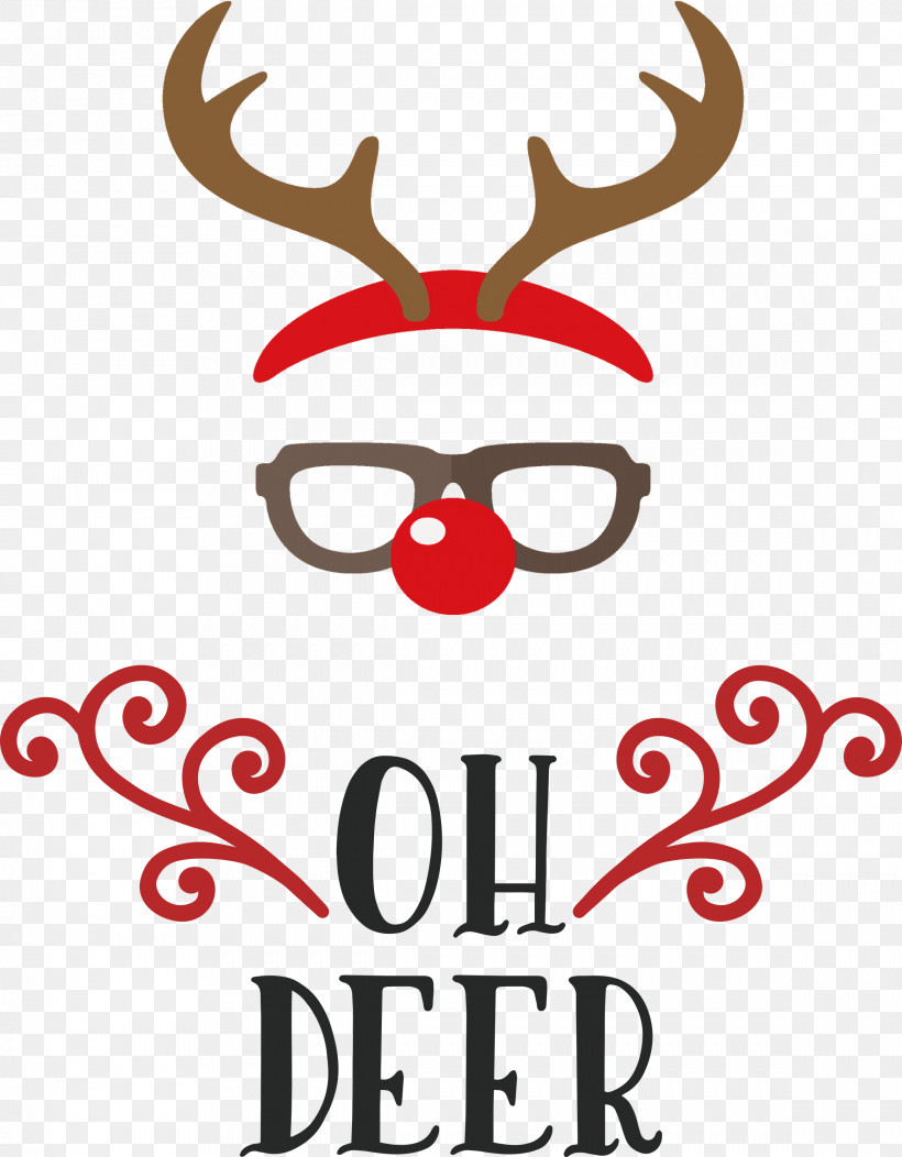 OH Deer Rudolph Christmas, PNG, 2337x3000px, Oh Deer, Christmas, Christmas Archives, Logo, Media Download Free