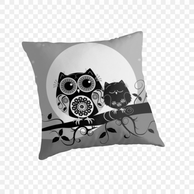 Owl Throw Pillows Duvet Cushion, PNG, 875x875px, Owl, Bag, Cushion, Duvet, Flower Power Download Free