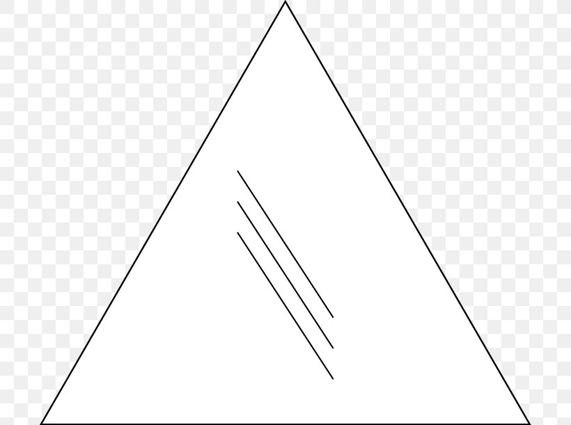 Triangle White Point Line Art, PNG, 706x611px, Triangle, Area, Black And White, Diagram, Line Art Download Free