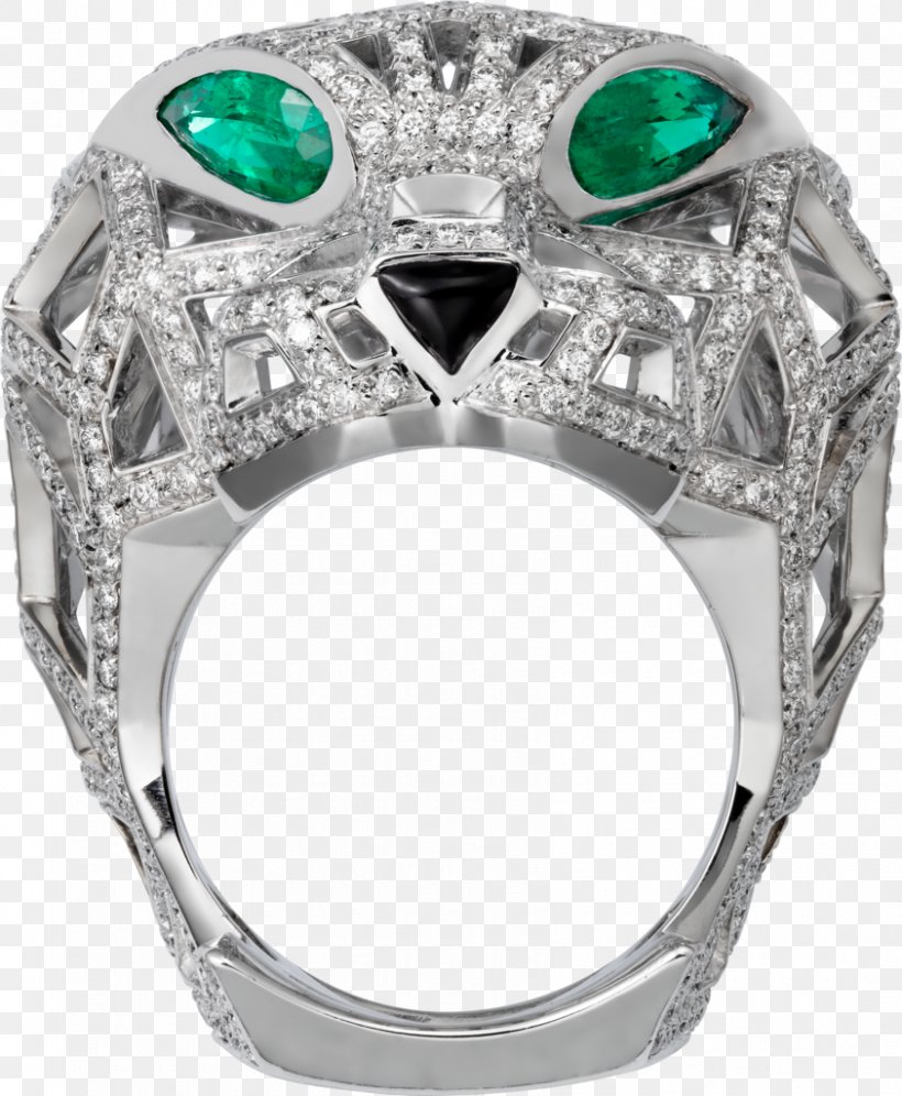 Emerald Ring Cartier Leopard Carat, PNG, 843x1024px, Emerald, Bling Bling, Body Jewelry, Brilliant, Carat Download Free