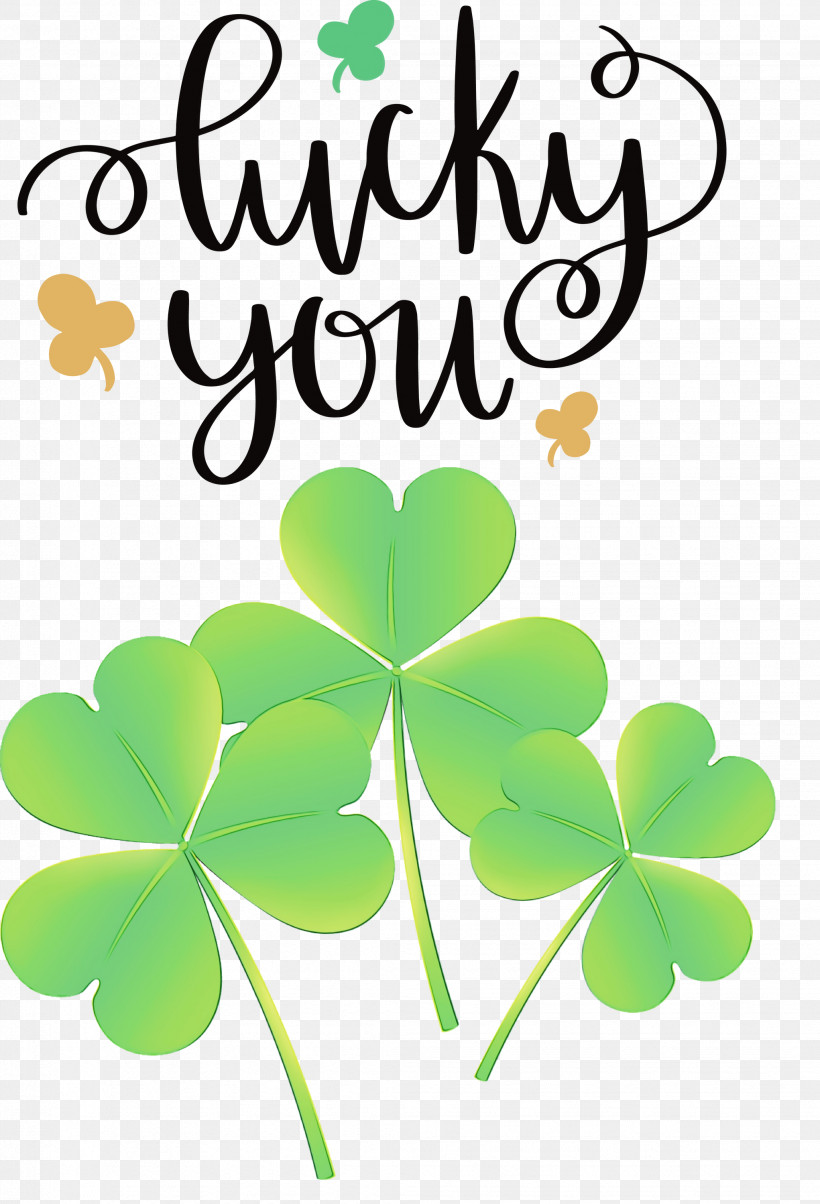 Shamrock, PNG, 2043x3000px, Lucky You, Biology, Flower, Green, Leaf Download Free