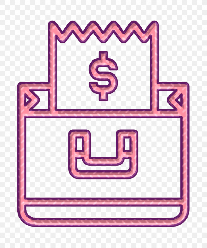 Bill Icon Bill And Payment Icon, PNG, 974x1166px, Bill Icon, Bill And Payment Icon, Line, Pink, Rectangle Download Free