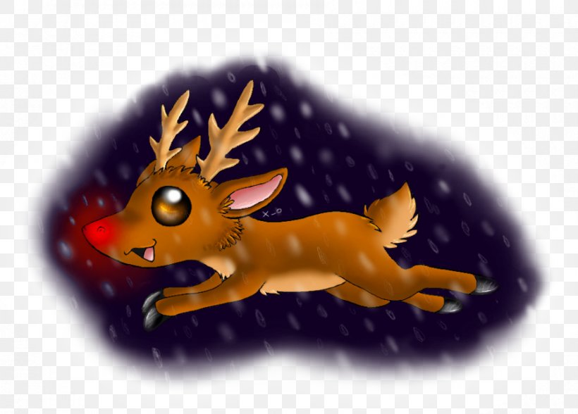 Reindeer Antler Dog Canidae, PNG, 900x646px, Reindeer, Antler, Canidae, Cartoon, Christmas Day Download Free