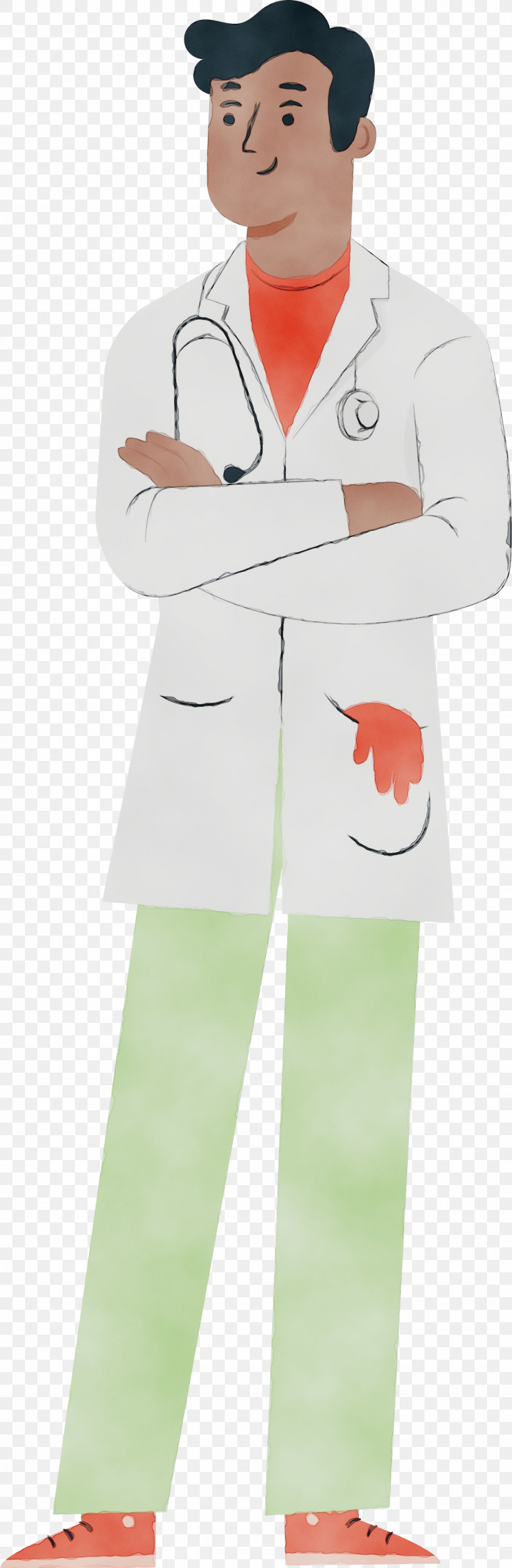Stethoscope, PNG, 1055x3235px, Doctor, Cartoon, Cartoon Doctor, Costume, Costume Design Download Free