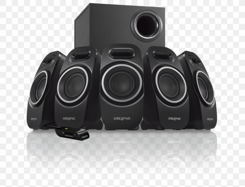 Creative A550 Loudspeaker 5.1 Surround Sound Creative Labs, PNG, 940x717px, 51 Surround Sound, Loudspeaker, Audio, Audio Equipment, Car Subwoofer Download Free