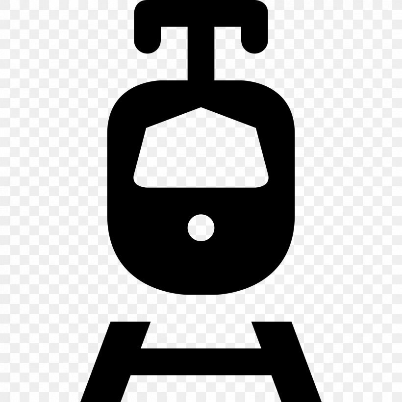 Train Rail Transport Symbol Clip Art, PNG, 2400x2400px, Train, Area, Black And White, Brand, Logo Download Free