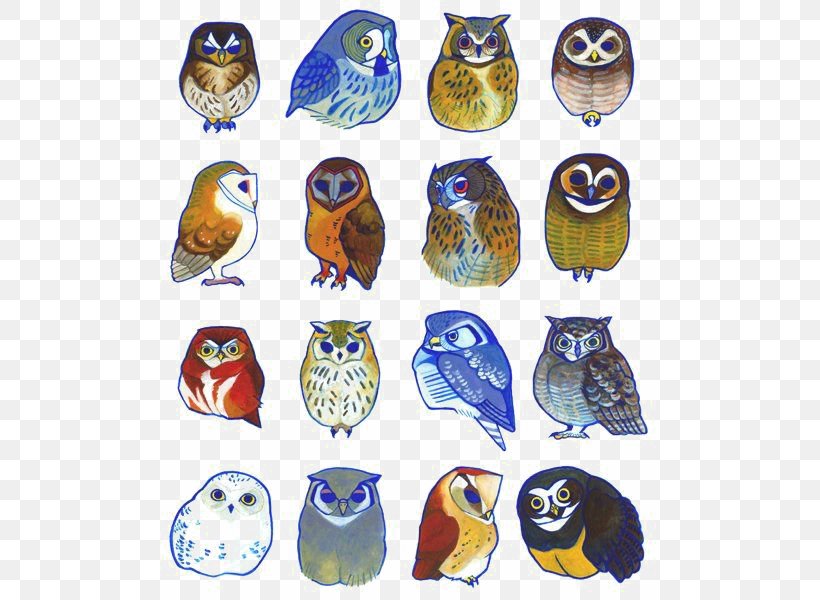 Owl Bird Drawing Illustration, PNG, 500x600px, Owl, Art, Barn Owl, Beak, Bird Download Free