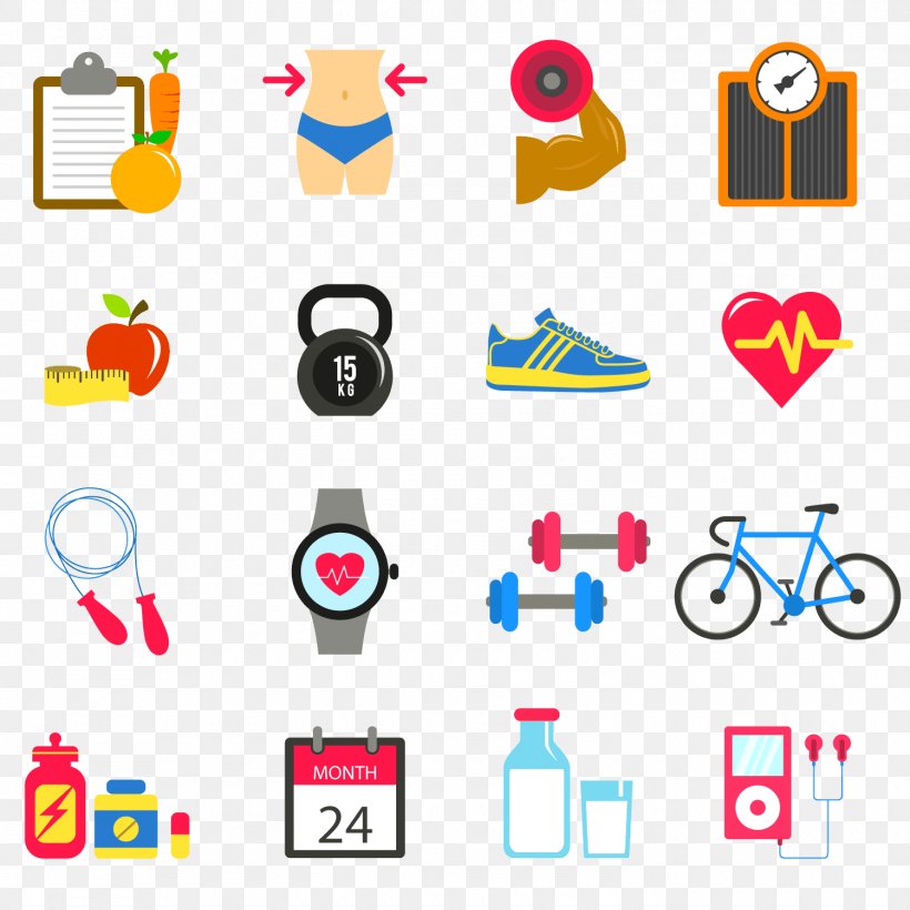 Physical Fitness Exercise Clip Art, PNG, 1500x1500px, Physical Fitness, Area, Brand, Communication, Computer Icon Download Free