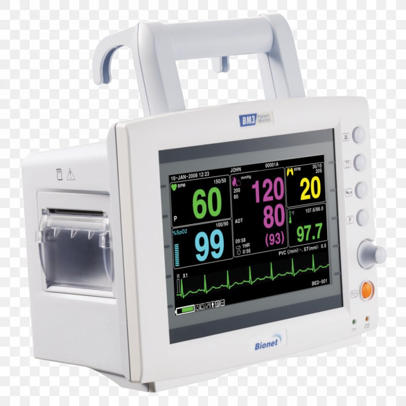 Vital Signs Monitoring Electrocardiography Pulse Oximetry Medical Equipment, PNG, 1000x1001px, Vital Signs, Bionet America, Biosignal, Capnography, Computer Monitors Download Free