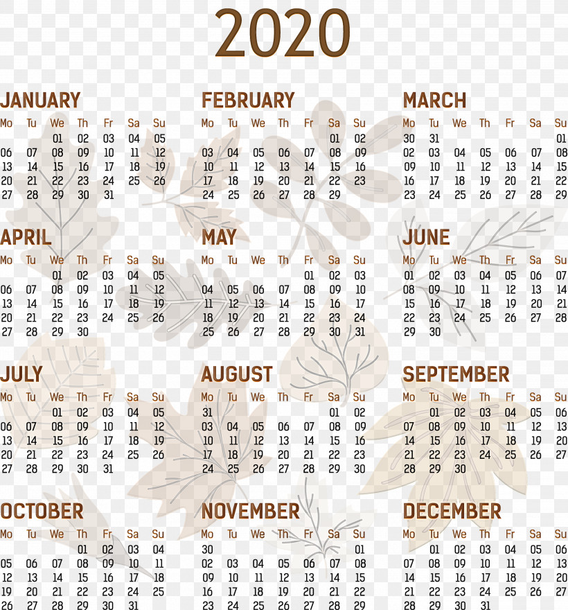 2020 Yearly Calendar Printable 2020 Yearly Calendar Template Full Year Calendar 2020, PNG, 2794x3000px, 2020 Yearly Calendar, Aztec Calendar, Aztec Sun Stone, Calendar 2018 Calendar, Calendar Date Download Free