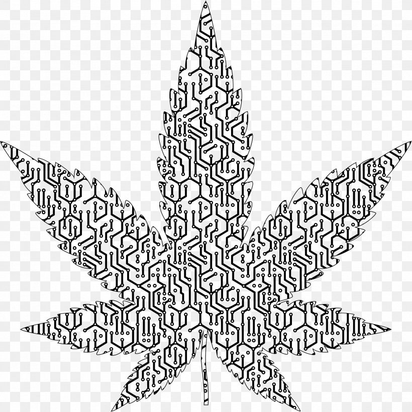 Medical Cannabis Clip Art, PNG, 2323x2324px, Cannabis, Area, Black And White, Cannabis Shop, Drug Download Free